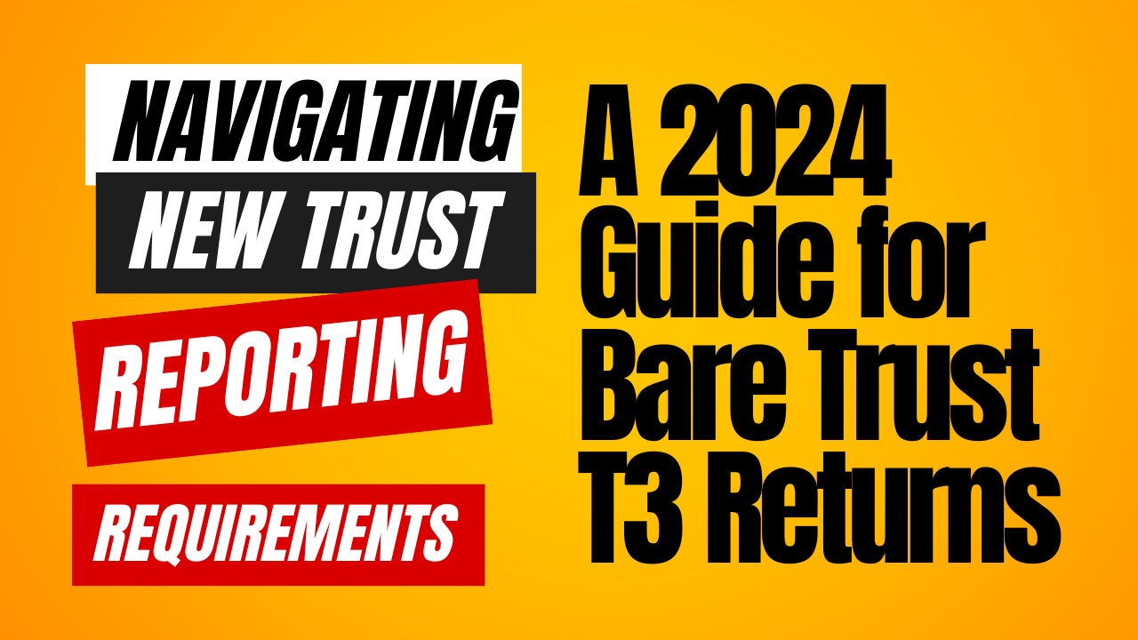 Bare Trust T3 Returns