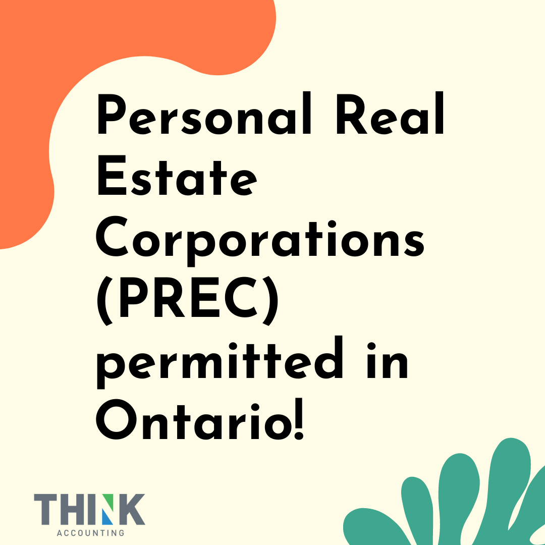 Personal Real Estate Corporation (PREC)