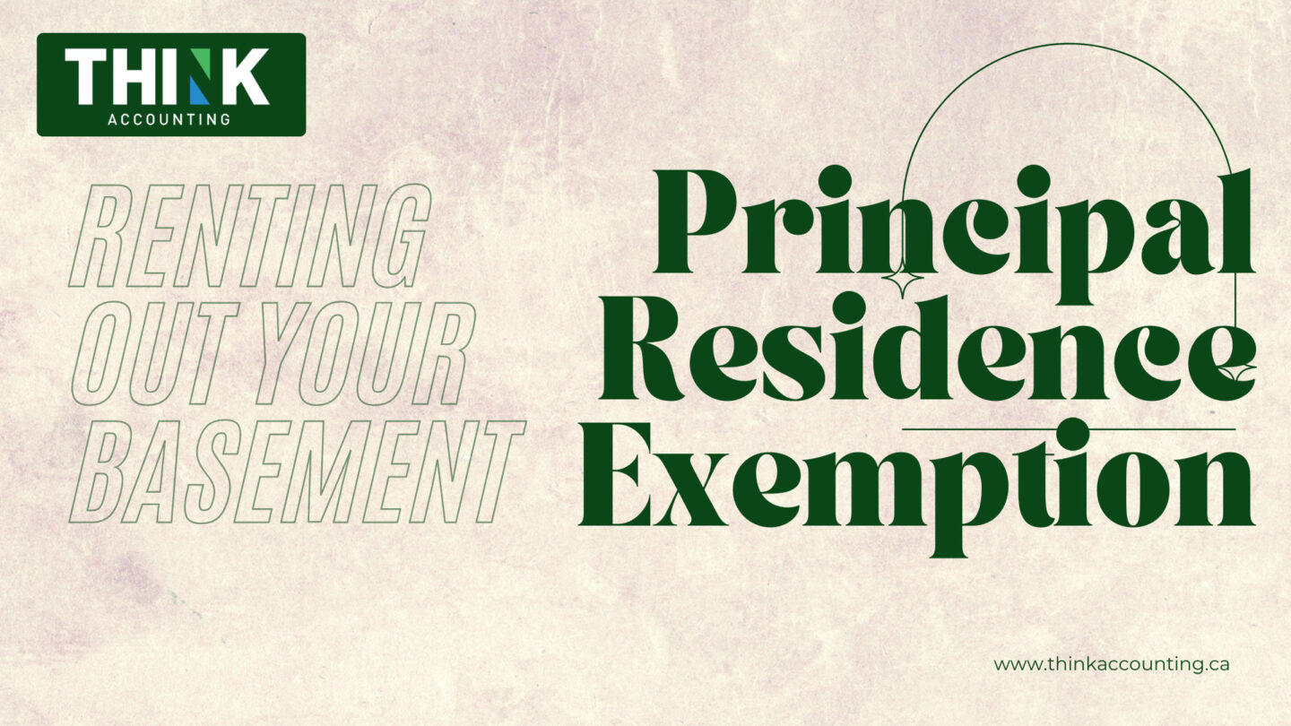 Principal Residence Exemption with a Basement Rental